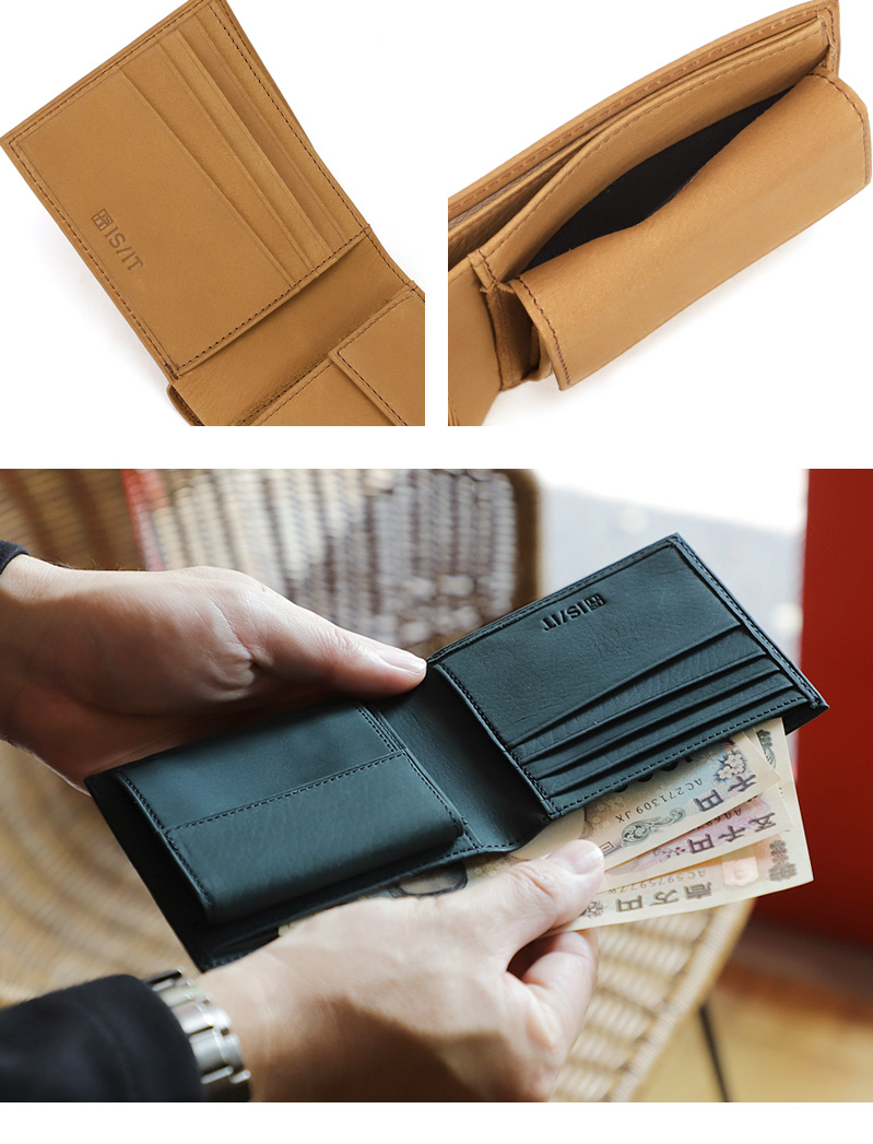 IS/IT イズイット GANNI ガニー 二つ折り財布 小銭入れあり