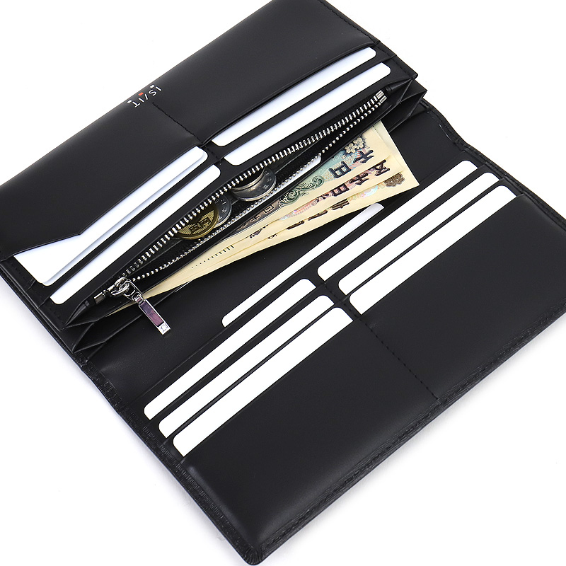 【商品レビューで+5%】イズイット 財布 長財布  メンズ ブランド 本革 IS/IT ポリマー小物 989606 札入れ ロングウォレット 小銭入れあり かぶせ長財布 大容量 軽量 上品 シンプル 牛革  革 レザー オシャレ 人気 さいふ サイフ ウォレット 革小物 正規品 正規販売店 IS/IT（イズイット） ポリマー小物 長財布 小銭入れあり 札入れ ロング