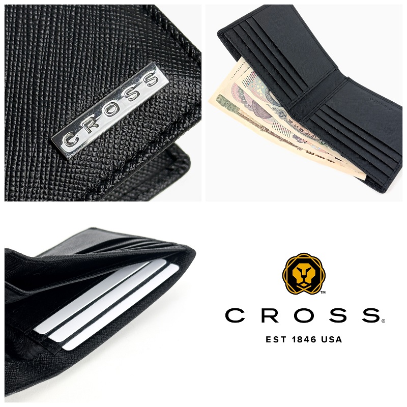 CROSS（クロス） 二つ折り財布 Vero ヴェロ メンズ 財布 さいふ 純札