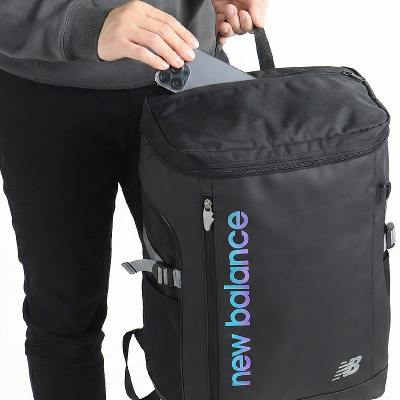 new balance ニューバランス リュック デイパック バックパック リュックサック 32L A3 B4 A4 大容量 撥水 軽量 PC収納 AC9667M メンズ レディース 通勤 通学の画像