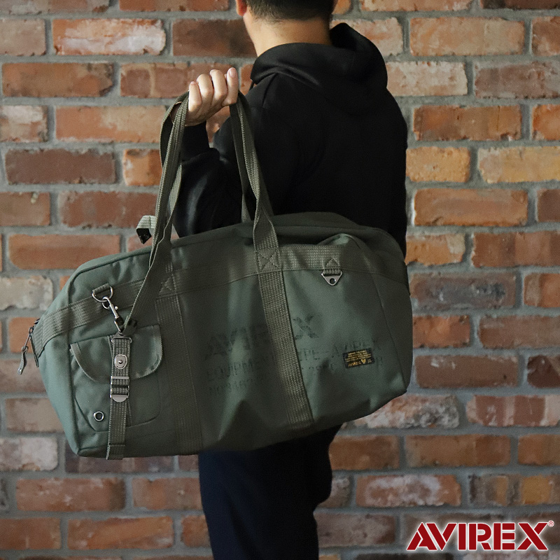 アヴィレックス ボストンバッグ AVIREX EAGLE イーグル ショルダーバッグ 2WAY 斜め掛け 大容量 1〜2泊 アビレックス AVX3525 メンズ レディース ブランドの画像