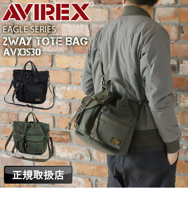 2WAY ミニトートバッグ AVIREXEAGLE EAGLE イーグル メンズ レディース 男女兼用 AVX3530