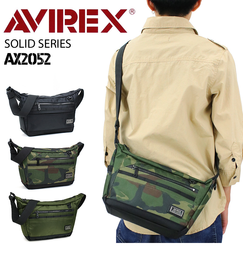 AVIREX アヴィレックス SOLID ソリッド ミニショルダーバッグ 斜め掛け