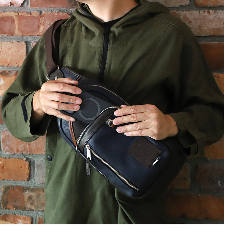 ボディバッグ AVIREX メンズ 男女兼用 ブランド アビレックス AX5001 スチュアート STUART