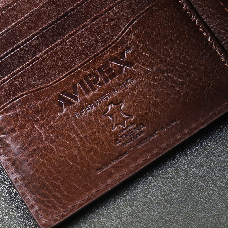 【ゆページ】他の方はご購入を控えてください。アヴィレックス AVIREX（アヴィレックス） BEUDE ベード 二つ折り財布 札入れ