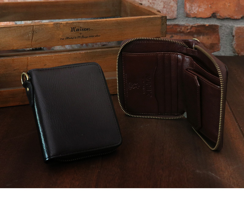 AVIREX（アヴィレックス） BEIDE バイド ミドルウォレット セミ長財布