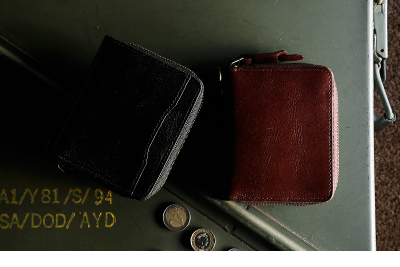 AVIREX（アヴィレックス） BEIDE バイド ミドルウォレット セミ長財布