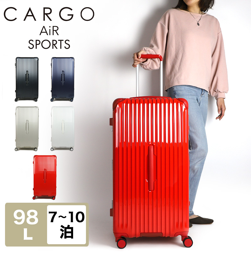 CARGO カーゴ AiR SPORTS エアスポーツ スーツケース 98L 6.0kg 7〜10