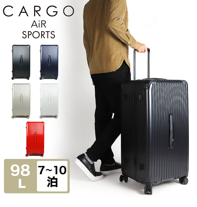 CARGO カーゴ AiR SPORTS エアスポーツ スーツケース 98L 6.0kg 7〜10 