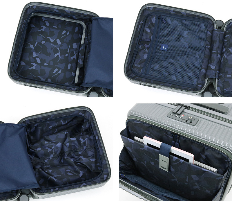 innovator(イノベーター) スーツケース 横型 フロントオープン ジッパータイプ 33L INV20