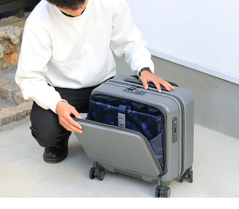 innovator(イノベーター) スーツケース 横型 フロントオープン ジッパータイプ 33L INV20