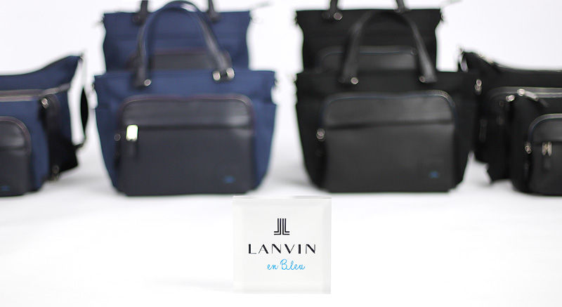 LANVIN en Bleu ランバンオンブルー ミニショルダーバッグ ピケ 斜め