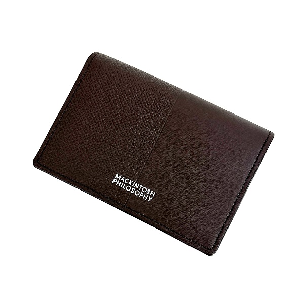 【商品レビュー記入で+5%】マッキントッシュ フィロソフィー 名刺入れ メンズ MACKINTOSH PHILOSOPHY 二つ折り カード入れ カードケース ビジネス オフィス 本革 革 エクセラ 軽量 牛革 財布 さいふ ウォレット レザー ブランド レディース 正規品 MAPW00251 MAPW-00251 MACKINTOSH PHILOSOPHY（マッキントッシュフィロソフィー） 名刺入れ
