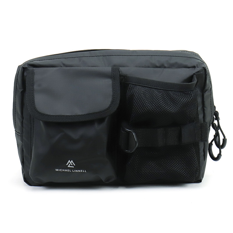 マイケルリンネル MICHAEL LINNELL ミニショルダー [MLAC-39] 4L Mini Shoulder メンズ・レディース 鞄 ショルダーバッグ 軽量撥水 A.R.M.Sシリーズ BLACK 正規取扱店 MICHAEL LINNELL（マイケルリンネル） アームズ ミニショルダーバッグ