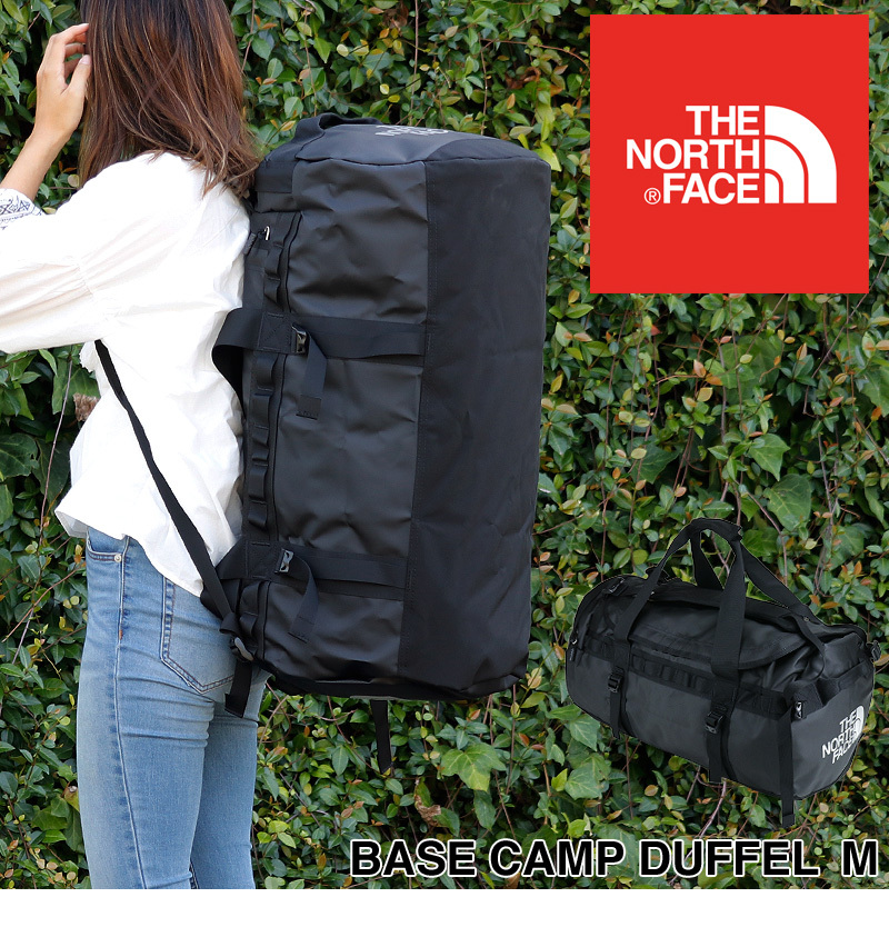 THE NORTH FACE ザ ノースフェイスBASE CAMP DUFFEL M ベースキャンプダッフルM ボストンバッグ ボストンリュック  2WAY 71L 3〜5泊 撥水 NF0A3ETPJK3