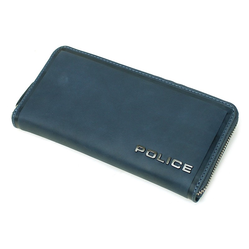 POLICE ポリス EDGE エッジ ラウンドファスナー長財布 小銭入れあり レザー 革小物 PA-58002 0578 メンズ 送料無料