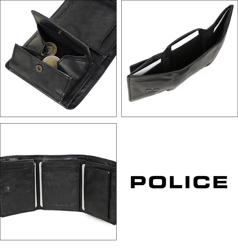 POLICE 三つ折り財布 PA-59605