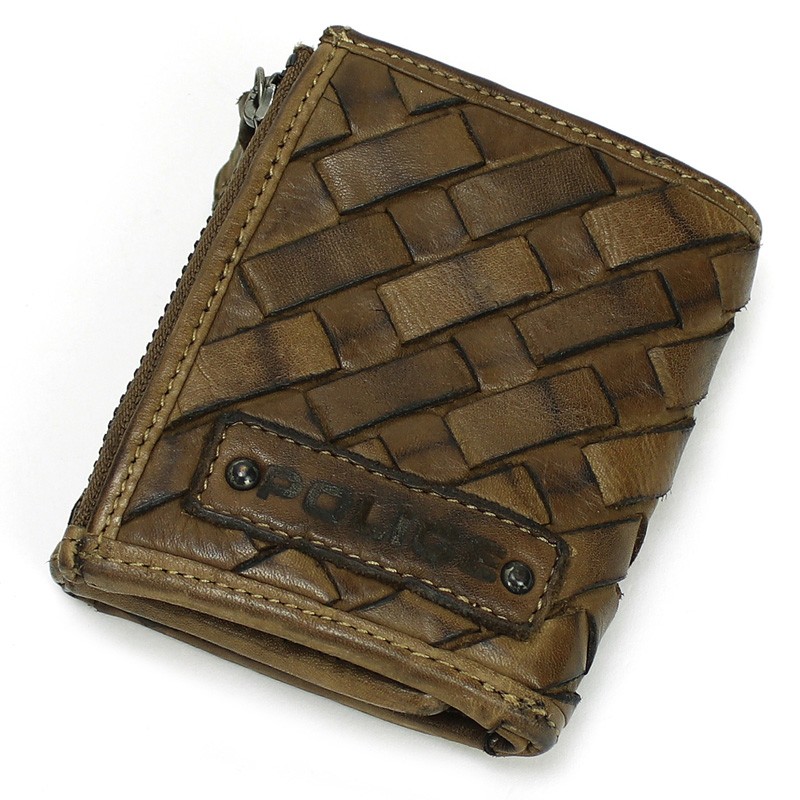 【商品レビュー記入で+5%】POLICE(ポリス) MESH(メッシュ) 三つ折り財布 小銭入れあり 牛革 革小物 PA-70303 メンズ 送料無料 POLICE（ポリス） MESH メッシュ 三つ折り財布 小銭入れあり 牛革 革