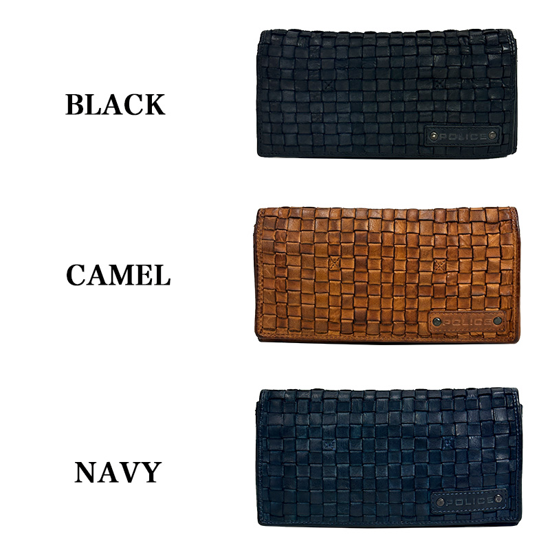 POLICE（ポリス） MESH2 メッシュ2 長財布 小銭入れあり PA-70702 本革