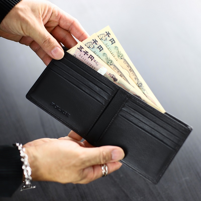 正規代理店購入品新品未使用ポリス二つ折り財布PA58800-50上代12420円 POLICE（ポリス） 財布 二つ折り メンズ さいふ サイフ 純札 小銭入れ