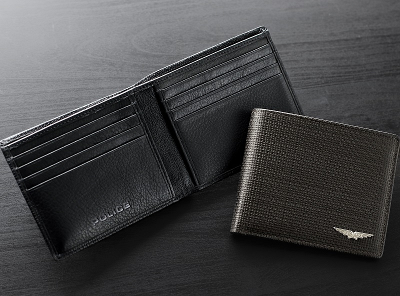 POLICE（ポリス） 財布 二つ折り メンズ さいふ サイフ 純札 小銭入れ