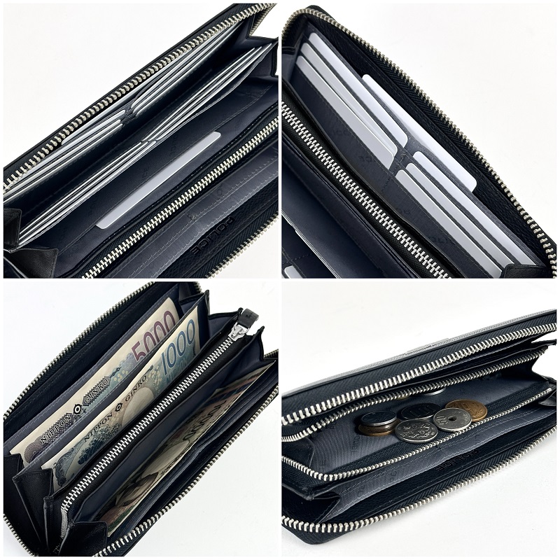 POLICE（ポリス） 財布 長財布 メンズ さいふ ウォレット 札入れ