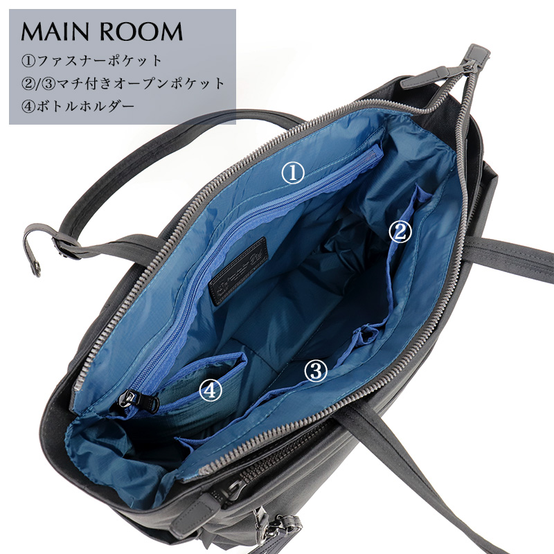 Nove by P.I.D. ビジネスバッグ ネイビー 750g P.I.D PID ピーアイディー nove ノーヴェ ビジネスリュック ビジネス