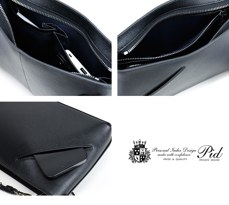 クラッチバッグ メンズ 本革 レザー PID selvaシリーズ PAP151