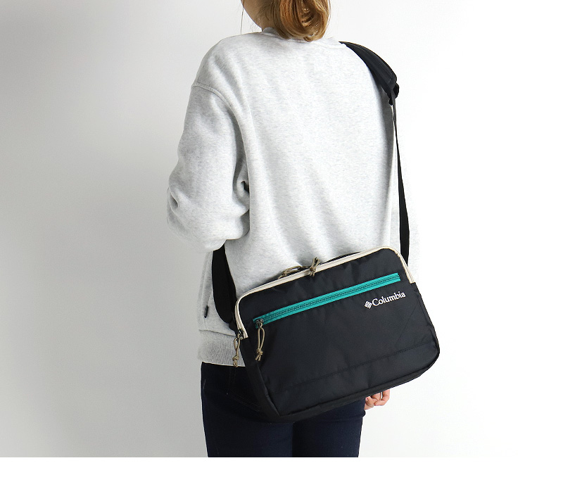 コロンビア ショルダーバッグ Columbia メンズ レディース 小さめ ブランド 通勤 PU8303 撥水 防汚 アウトドア オムニシールド 斜め掛けバッグ