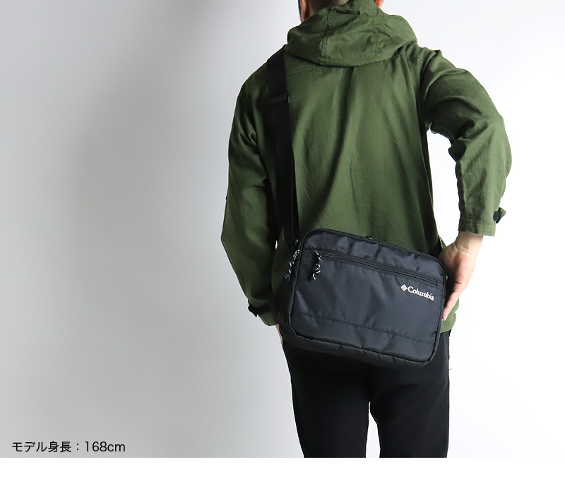 コロンビア ショルダーバッグ Columbia メンズ レディース 小さめ ブランド 通勤 PU8303 撥水 防汚 アウトドア オムニシールド 斜め掛けバッグ