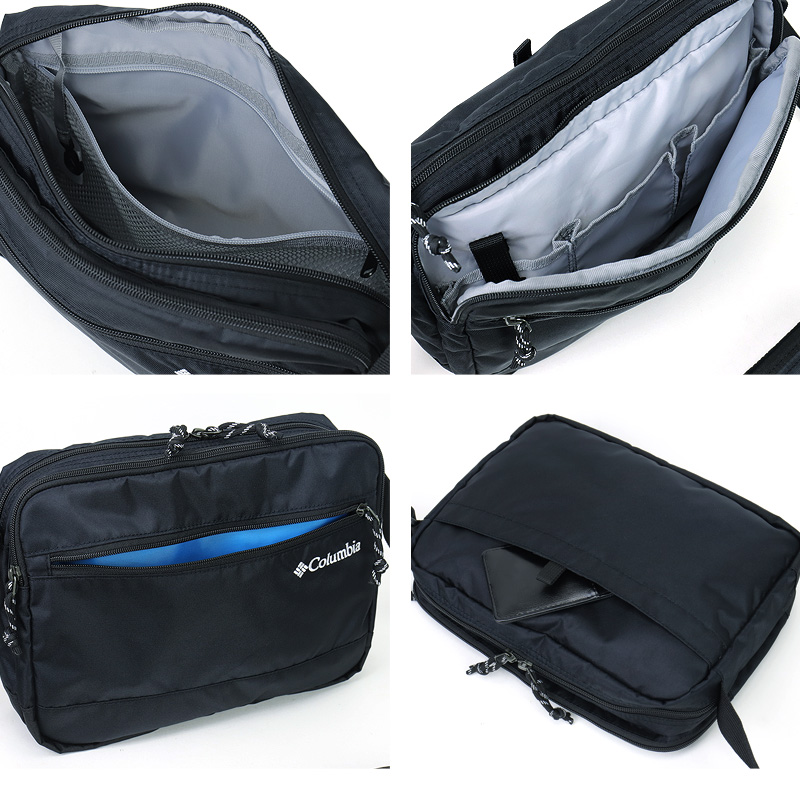 コロンビア ショルダーバッグ Columbia メンズ レディース 小さめ ブランド 通勤 PU8303 撥水 防汚 アウトドア オムニシールド 斜め掛けバッグ