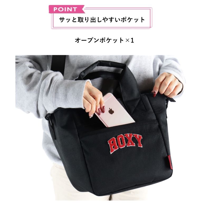 ROXY（ロキシー） ミニトートバッグ ミニショルダーバッグ 斜め掛け