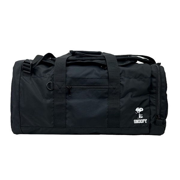 PEANUTS スヌーピー リュックボストン　ブラック SNOOPY（スヌーピー） ボストンバッグ ショルダーバッグ リュック 3WAY