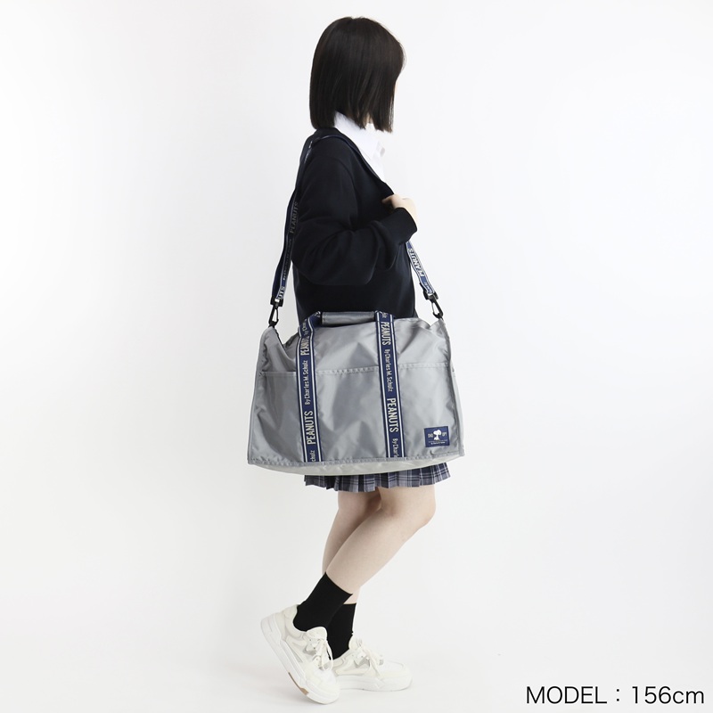 SNOOPY（スヌーピー） ボストンバッグ ショルダーバッグ 25L 撥水 はっ