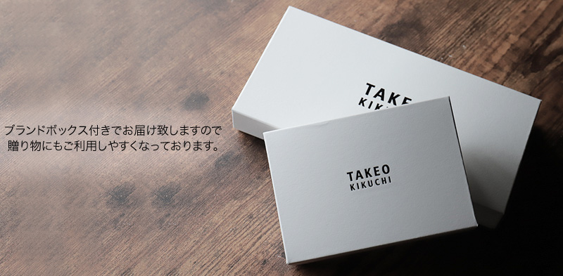 TAKEO KIKUCHI (タケオキクチ) ヘリテージ小物 二つ折り財布 740605 