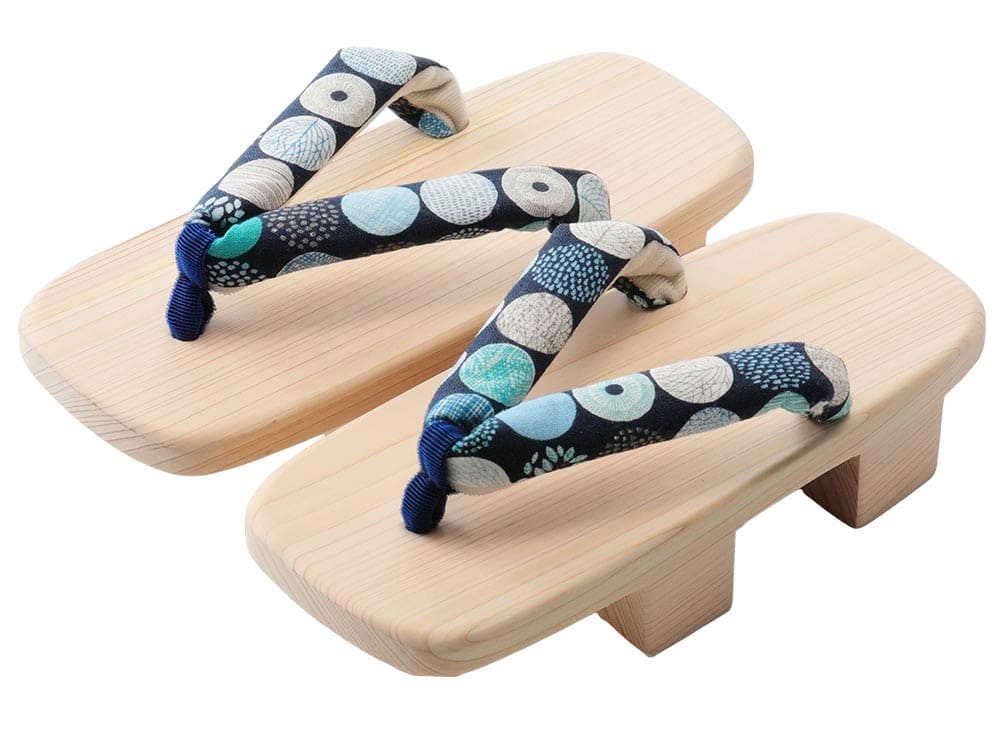 watomi 下駄 キッズ 子供 二枚歯 白木 子ども用 痛くない 履きやすい かわいい 日本製 下駄 サンダル 男の子 女の子 子ども二枚歯下駄 生成 柄花緒 ゴム付