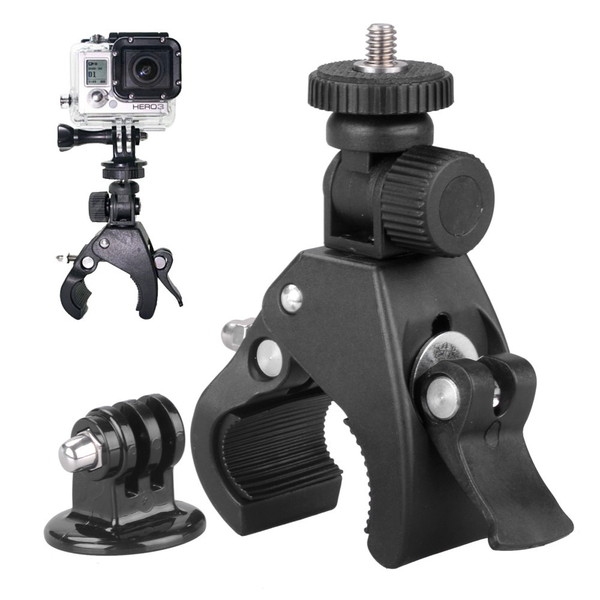 GoPro ゴープロ アクセサリー ハンドル マウント アクションカメラ ウェアラブルカメラ 挟む ホルダー 取付 スタンド 固定 バイ 関連画像1