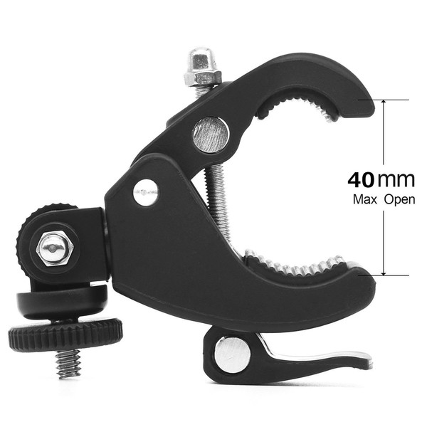 GoPro ゴープロ アクセサリー ハンドル マウント アクションカメラ ウェアラブルカメラ 挟む ホルダー 取付 スタンド 固定 バイ 関連画像3