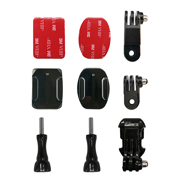 GoPro ゴープロ アクセサリー ヘルメット パーツ バックル ベース 9点 セット アクションカメラ ホルダー 送料無料 関連画像1