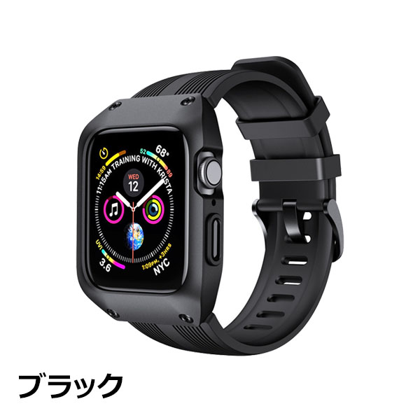 apple watch アップルウォッチ シリーズ 6 SE 5 4 3 2 1 アクセサリー バンド 一体型 保護 ケース 送料無料｜wavy｜20