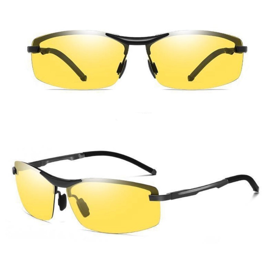 折りたたみサングラス メガネ 眼鏡 ユニセックス 黄色