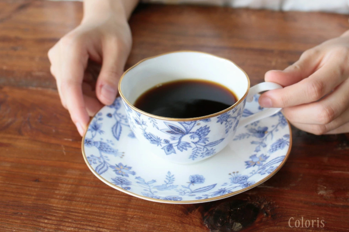 ノリタケ ブルーソレンティーノ カップ&ソーサー 5客揃 コーヒー碗皿