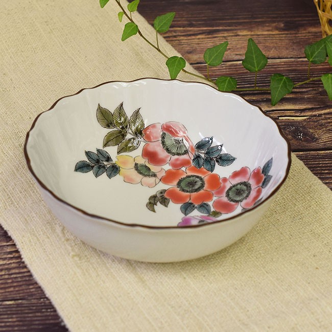 九谷焼8号盛鉢 九谷焼8号盛鉢 九谷焼8号盛鉢 盛鉢 - 九谷焼和食器の