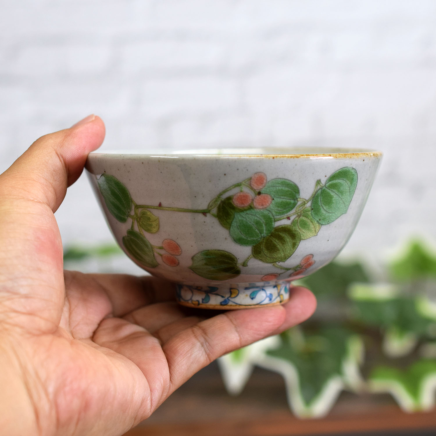 九谷焼 お茶碗 和食器 おしゃれ ご飯茶碗 山帰来 高級 ブランド 食器