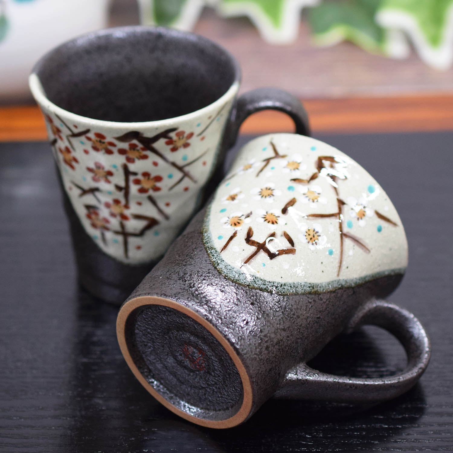 九谷焼 マグカップ ペア セット 小梅 陶器 高級 ブランド 食器 日本製