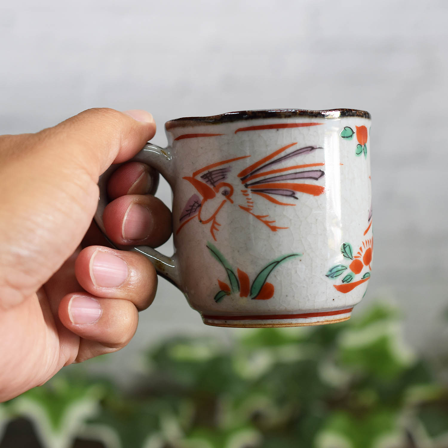 九谷焼 結婚祝い プレゼント 食器 ペア コーヒーカップ セット 赤絵