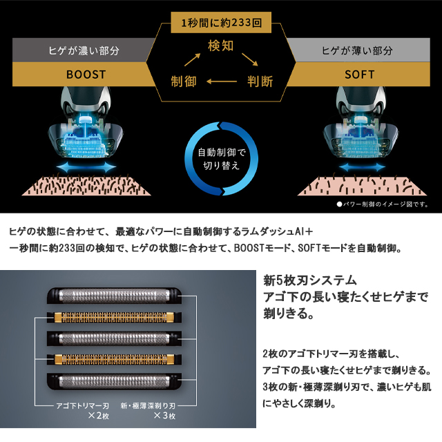 ラムダッシュ 【安心の正規品】パナソニック ラムダッシュPRO 5枚刃