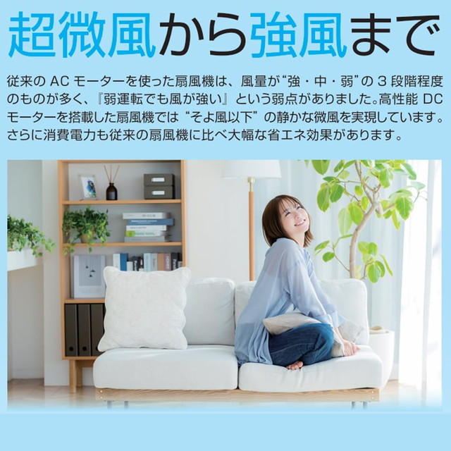 TEKNOS（テクノス） 【メーカー正規品】DCフロアーフルリモコン扇風機