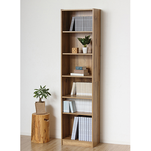【組立不要】本棚　ブラウン bookshelf-450_01.jpg
