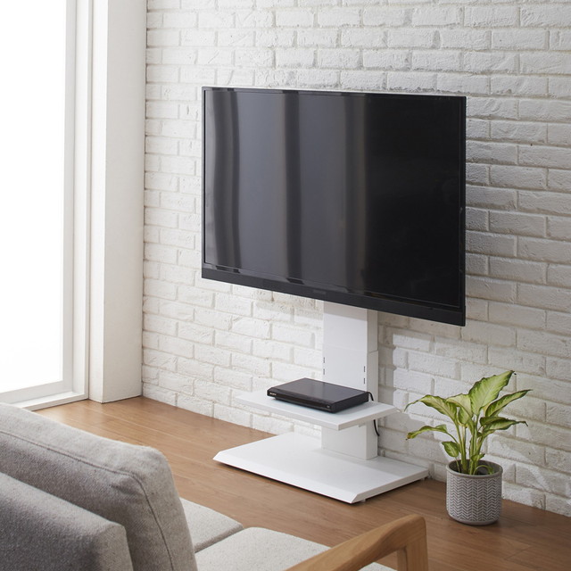 クロシオ 【メーカー直送品】【組立式】 壁掛け風テレビ台 ロータイプ
